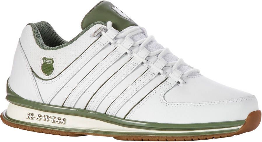 K-Swiss Classic RINZLER Heren Sneakers Schoenen Leer Wit 01235-953-M - Foto 2