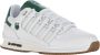 K-Swiss Classic RINZLER GT Heren Sneakers Schoenen Wit-Groen 08907-937-M - Thumbnail 1
