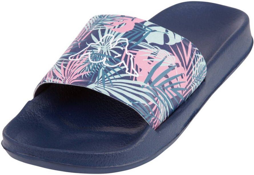 Kappa Badslippers met zomerse palmenprint