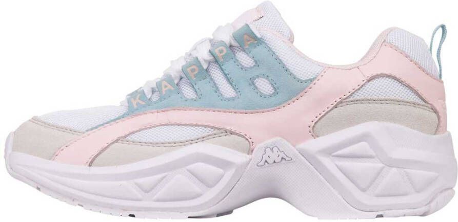 Kappa Overton 242672-1037 Vrouwen Wit Sneakers
