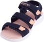 Kappa Damen Sandale dreifach verstellbar 243130 Navy Rosé - Thumbnail 1