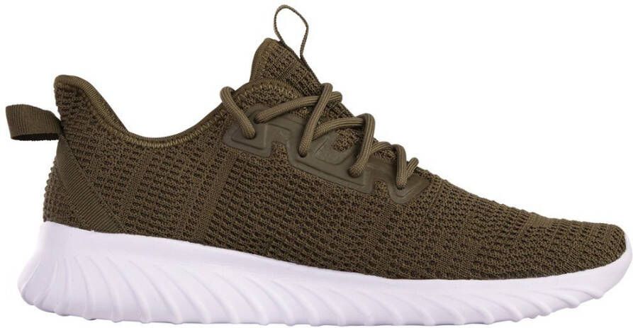 Kappa Army White Unisex Sneakers Green Heren