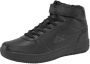 Kappa Bash Mid Fur 242799-1111 Unisex Zwart Sneakers - Thumbnail 2