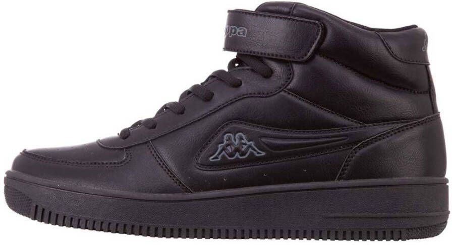 Kappa Stijlvolle Mid-Top Unisex Sneakers Black Heren - Foto 3
