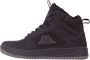 Kappa heren sneaker schoenen hoog gevoerd stijlcode 243046FUR 1111 zwart - Thumbnail 2