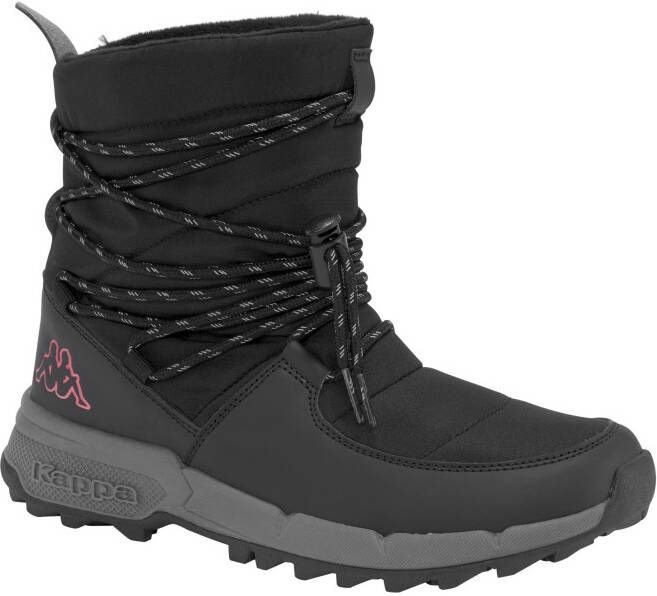 Kappa dames enkellaarzen winterschoenen laarzen 243239 zwart roze - Foto 3