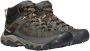 Keen Targhee III Mid Heren Wandelschoenen Black Olive Groen Leer K1017787 - Thumbnail 3