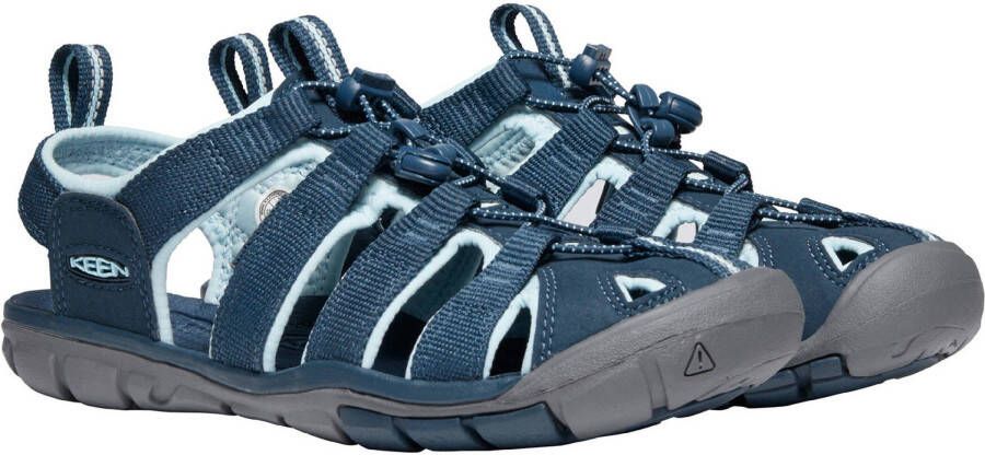 Keen Clearwater Dames Wandelsandalen Navy Blue Glow Blauw Polyester K1022965 - Foto 3
