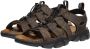Keen Daytona II Heren Sandalen Bison Black - Thumbnail 2