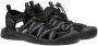 Keen Drift Creek H2 Heren Outdoor Sandalen Black Black Zwart Polyester K1026122 - Thumbnail 3