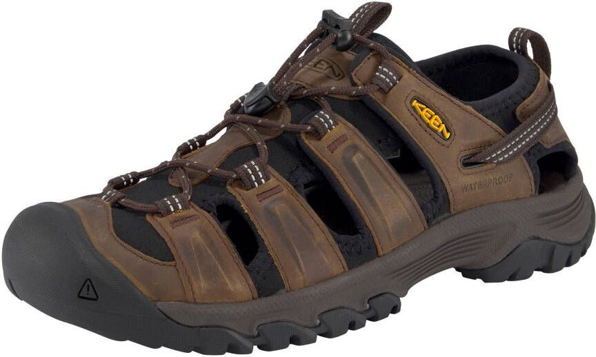 Keen Targhee III Heren Wandelsandalen Bison Mulch Bruin Leer K1022427 - Foto 3