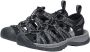 Keen Whisper Dames Wandelsandalen Black Steel Grey Zwart Polyester K1028815 - Thumbnail 4
