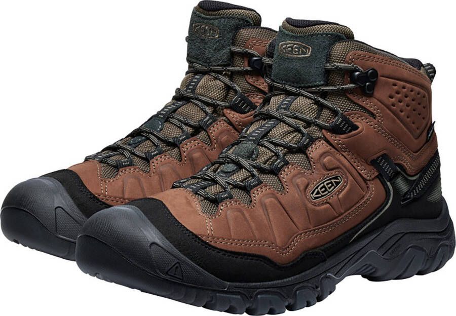 Keen Targhee IV Mid Heren Wandelschoenen Bison Black Bruin Nubuck K1028988 - Foto 3