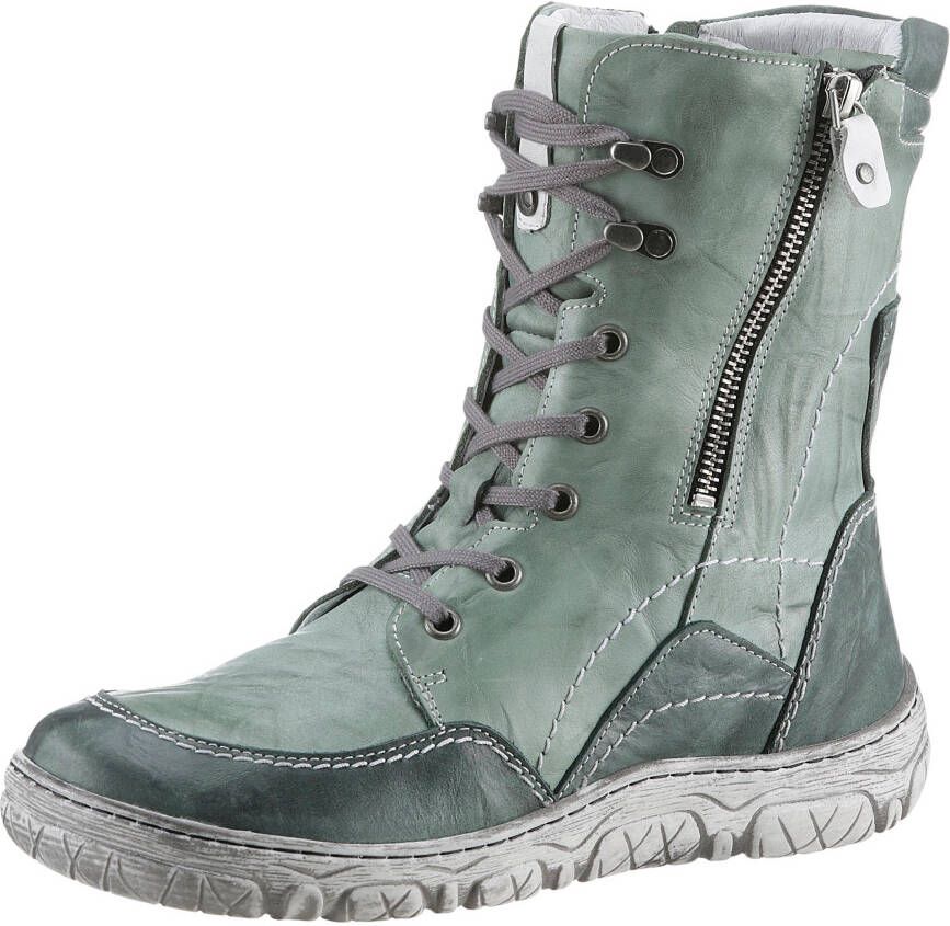 KRISBUT Winterlaarzen Veterschoenen comfort schoenen laarzen in breedte: wijd