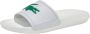 Lacoste Croco Slide Wht Grn Schoenmaat 44 1 2 Slides & sandalen 37CMA0018 - Thumbnail 3