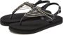 Lascana Badslippers Zomerschoen Sandaal badschoen zomerschoen teenslipper met strass-ketting VEGAN - Thumbnail 1