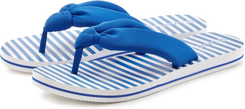 Lascana Badslippers Sandaal pantoletten badschoen ultralicht met zacht band VEGAN