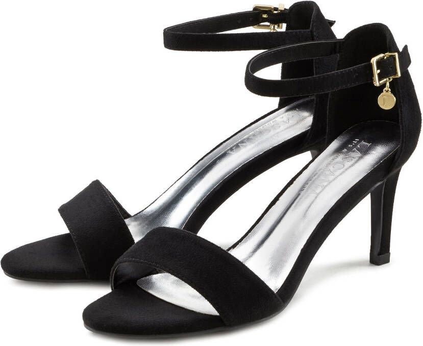Lascana Highheel sandaaltjes Zomerschoen Bandjessandaal klassiek elegante design VEGAN - Foto 1