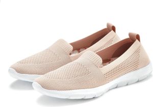 Lascana Instappers ultralichte sneakers met een uitneembare binnenzool vegan