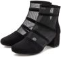 Lascana Laarsjes Ankle boots laarzen met modieuze mesh-inzetten vegan - Thumbnail 1
