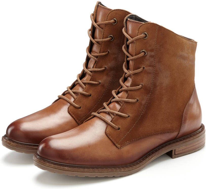 Lascana Laarsjes Boots van leer