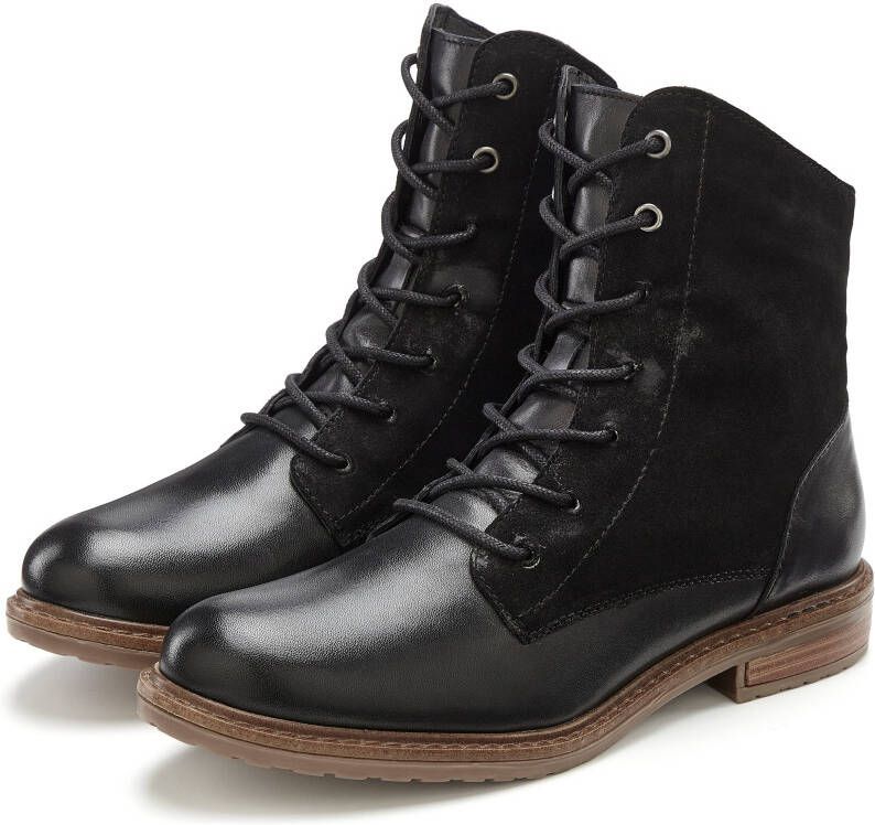 Lascana Laarsjes Boots van leer