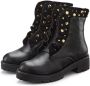 Lascana Laarzen met ritssluiting met glinsterende steentjes en kleine ruches laarsjes ankle boots - Thumbnail 1
