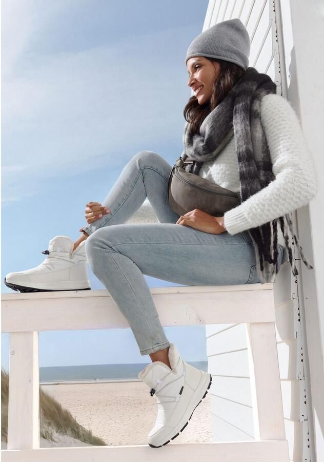 Lascana Laarsjes Outdoorlaarzen winterlaars van waterafstotend materiaal met warmfutter - Foto 4