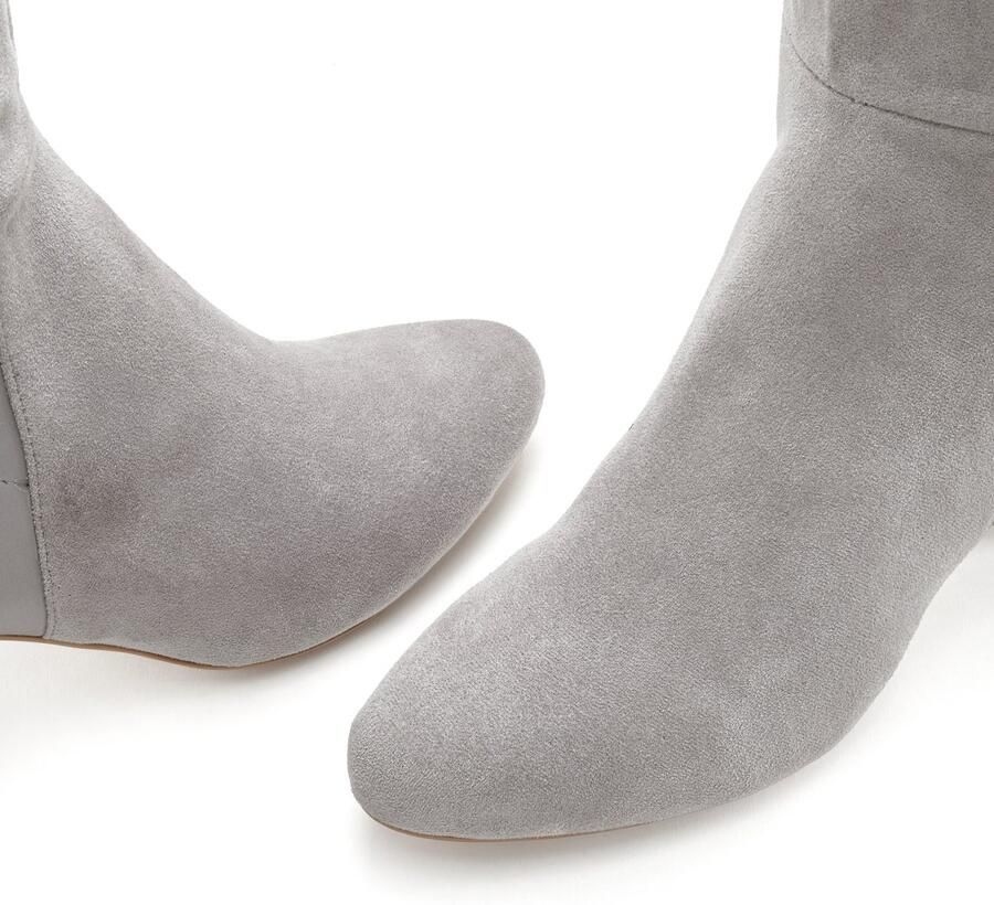 Lascana Laarzen met stretch-inzet en lange schacht enkellaars lange laars vegan - Foto 2