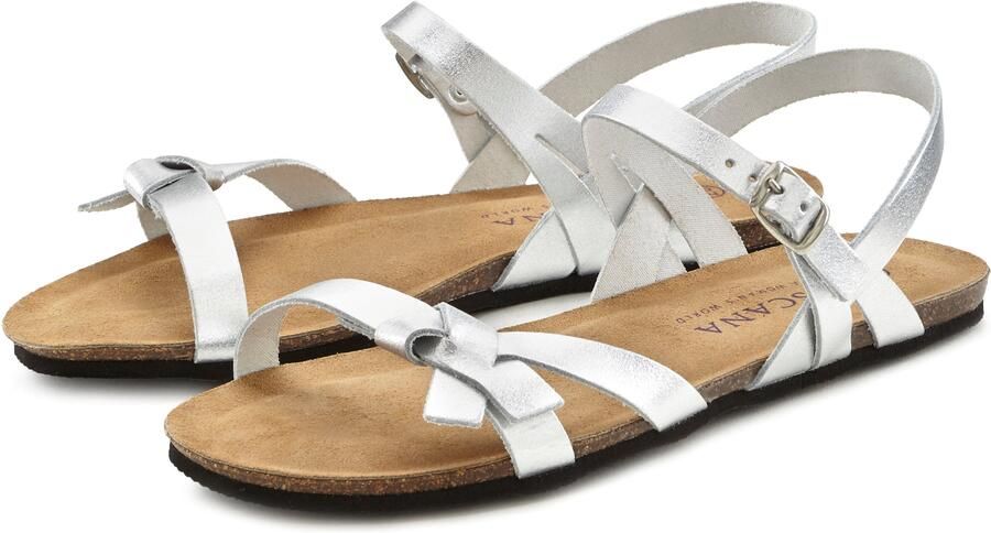 Lascana Sandalen Zomerschoen Sandalette zomerschoen van leer - Foto 5