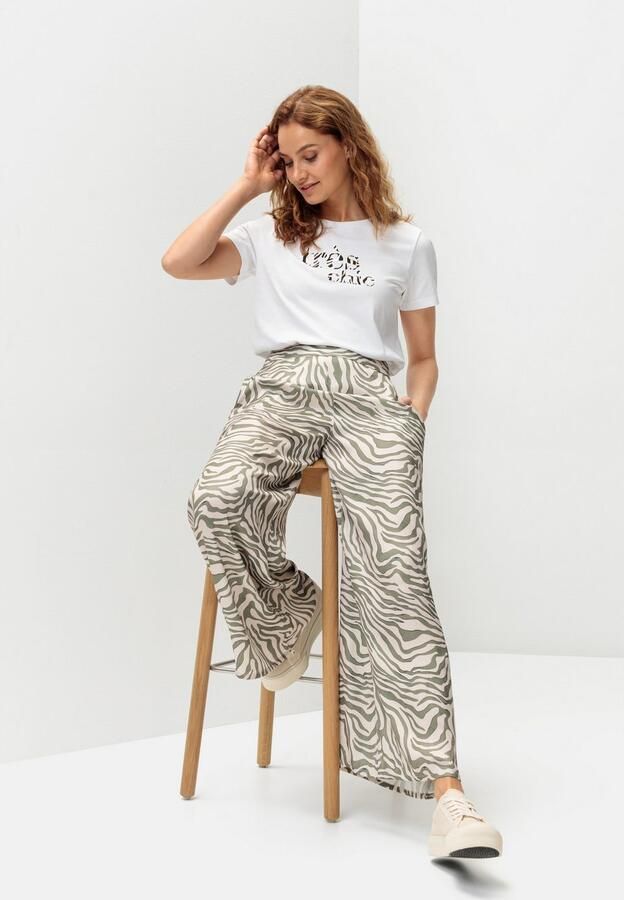 Lascana Sneakers Veterschoen vrijetijdsschoen van textiel met plateausole - Foto 2