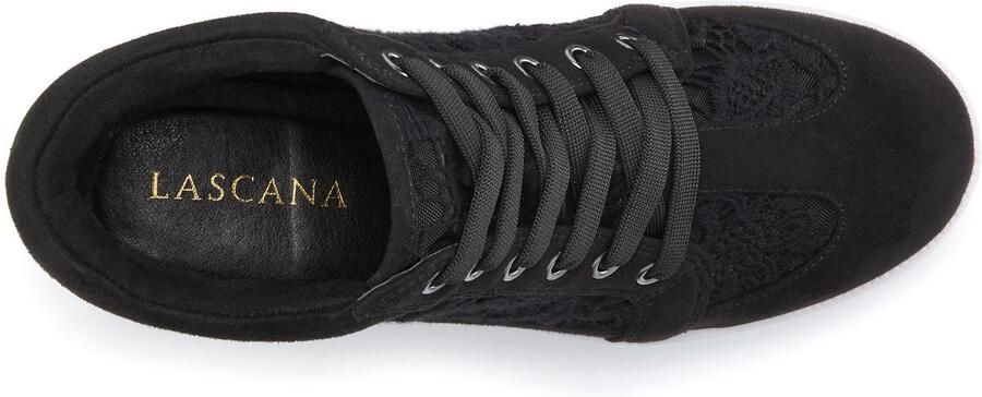 Lascana Sneakers Vrijetijdsschoen met ingesloten sleehak en puntdetails - Foto 5