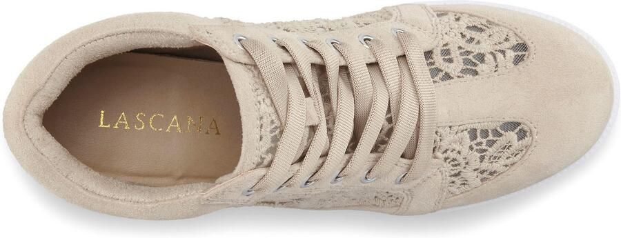 Lascana Sneakers Vrijetijdsschoen met ingesloten sleehak en puntdetails - Foto 7