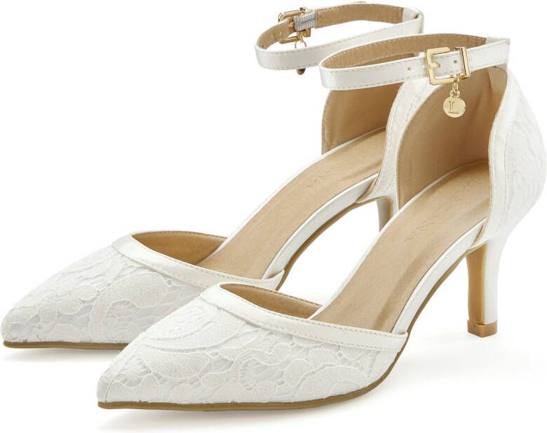 Lascana Pumps Slingpumps riemchenpumps met punt en comfortabele hakhoogte