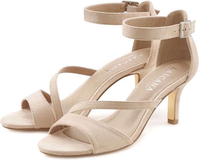 Lascana Sandaaltjes Zomerschoen High heel sandaal bandjessandaal zomerschoen met bandjes VEGAN