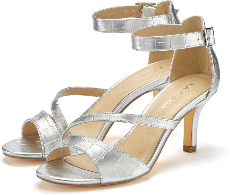 Lascana Sandaaltjes Zomerschoen High heel sandaal bandjessandaal zomerschoen met bandjes VEGAN