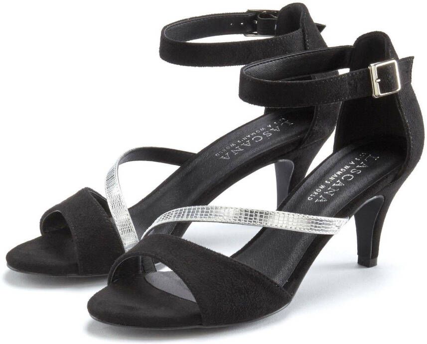 Lascana Sandaaltjes Zomerschoen High heel sandaal bandjessandaal zomerschoen met bandjes VEGAN - Foto 1