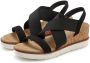 Lascana Sandaaltjes Zomerschoen Sandaal zomerschoen met sleehak en elastische bandjes VEGAN - Thumbnail 1