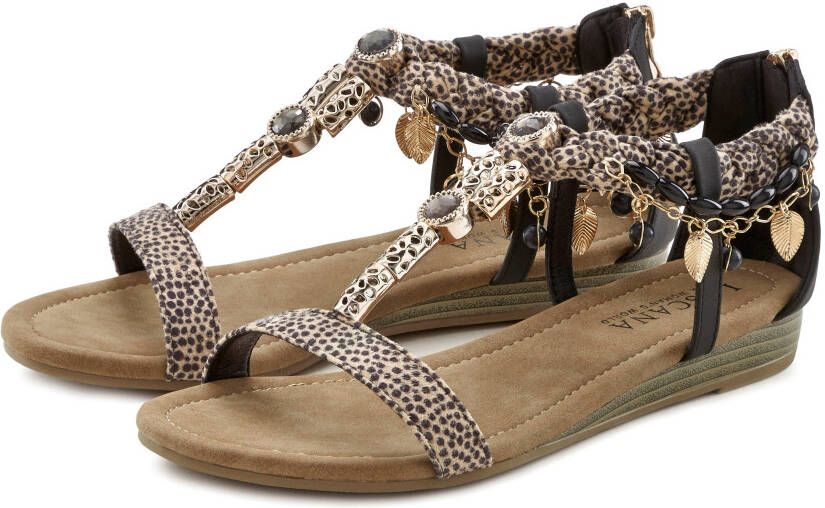 Lascana Sandalen Zomerschoen Sandalette zomerschoen in festival-look VEGAN