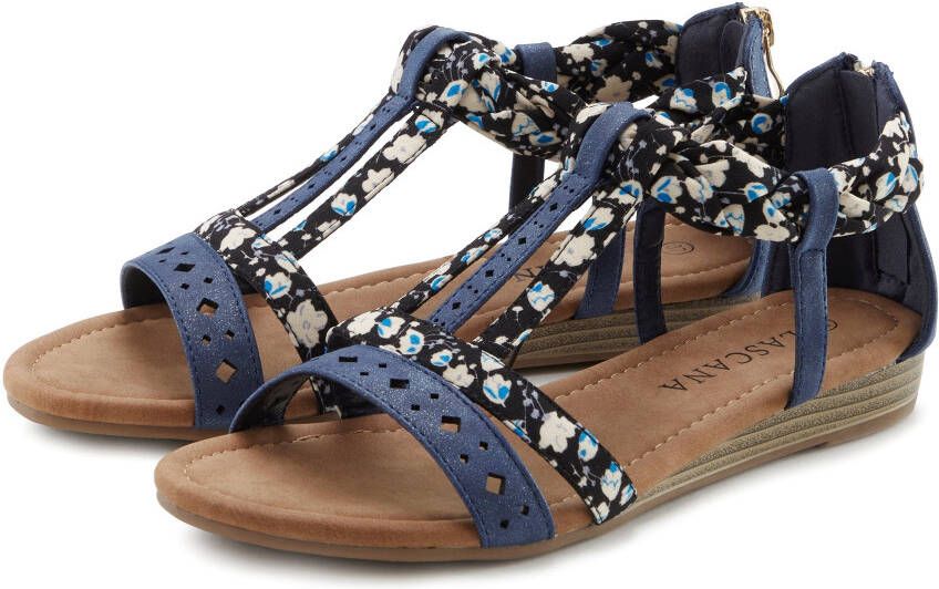 Lascana Sandalen Zomerschoen Sandalette zomerschoen met banden in festival-look VEGAN