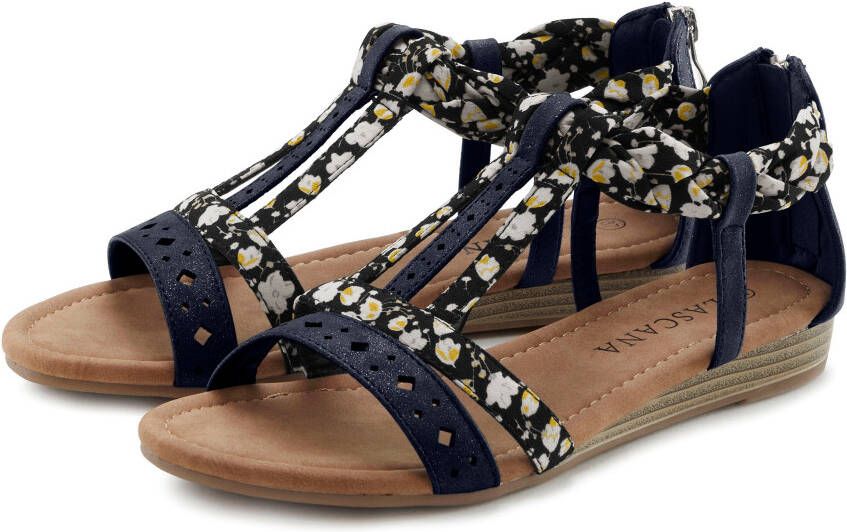 Lascana Sandalen Zomerschoen Sandalette zomerschoen met banden in festival-look VEGAN