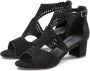Lascana Sandalen Zomerschoen Sandalette zomerschoen met cut-outs en comfortabele blokhak VEGAN - Thumbnail 1