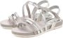 Lascana Sandalen Zomerschoen Sandalette zomerschoen met metallic-look VEGAN - Thumbnail 1
