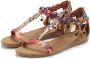 Lascana Sandalen Zomerschoen Sandalette zomerschoen met sierketting en sierstenen VEGAN - Thumbnail 2