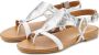 Lascana Sandalen Zomerschoen Sandalette zomerschoen van hoogwaardig leer met metallic uiterlijk - Thumbnail 1