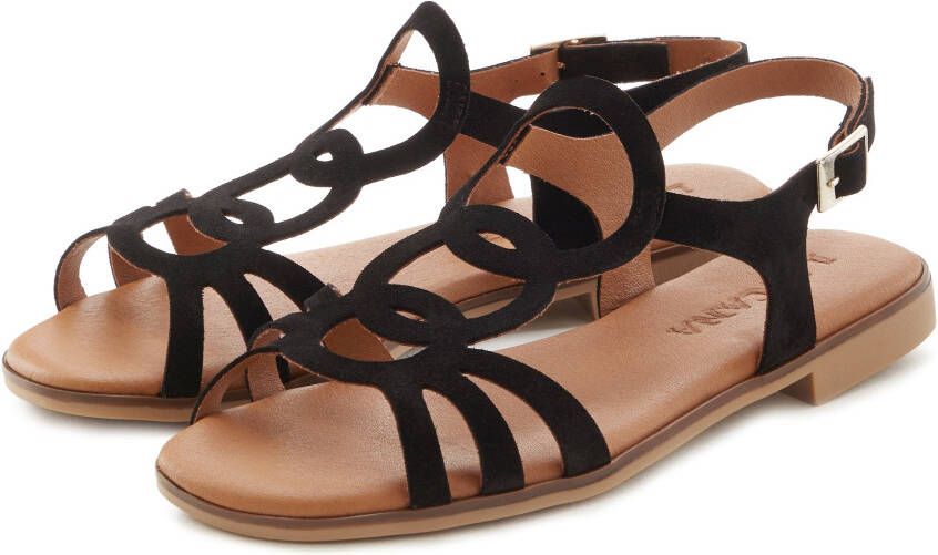 Lascana Sandalen Zomerschoen van hoogwaardig leer sandaal zomerschoen