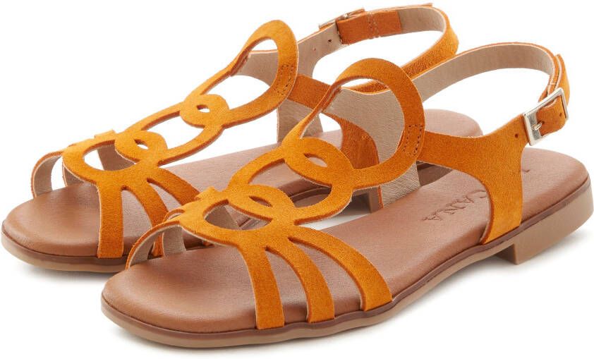 Lascana Sandalen Zomerschoen van hoogwaardig leer sandaal zomerschoen