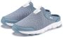 Lascana Slip-on sneakers Lage schoen vrijetijdsschoen sabot clogs van licht mesh-materiaal - Thumbnail 1
