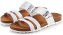 Lascana Slippers Mule Sandalen open schoen Mule sandaal open schoen met kurkvoetbed en elastische bandjes - Thumbnail 1