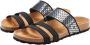 Lascana Slippers Mule Sandalen open schoen met comfortabel kurken voetbed van leer en elastische bandjes - Thumbnail 1